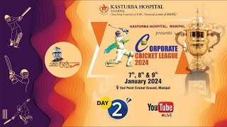 Kasturba Hospital, Manipal presents Corporate Cricket League - 2024 | Day  02