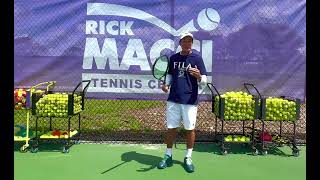 Make dramatic improvement to your overall game! Practice like this! - Rick Macci