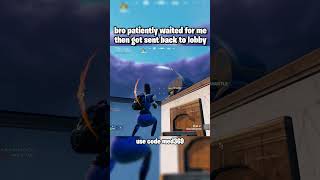 bro waited and went back to lobby💀 #fortnite #fortnitefunny #fortniteclips