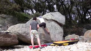 Scrambling on the rocks at Noirmoutier