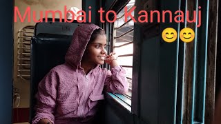 Mumbai to Kannauj vlog😊#newvideo #girl #vlog
