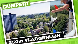 De langste vlaggenlijn van Nederland! | Dumpert Nazorg