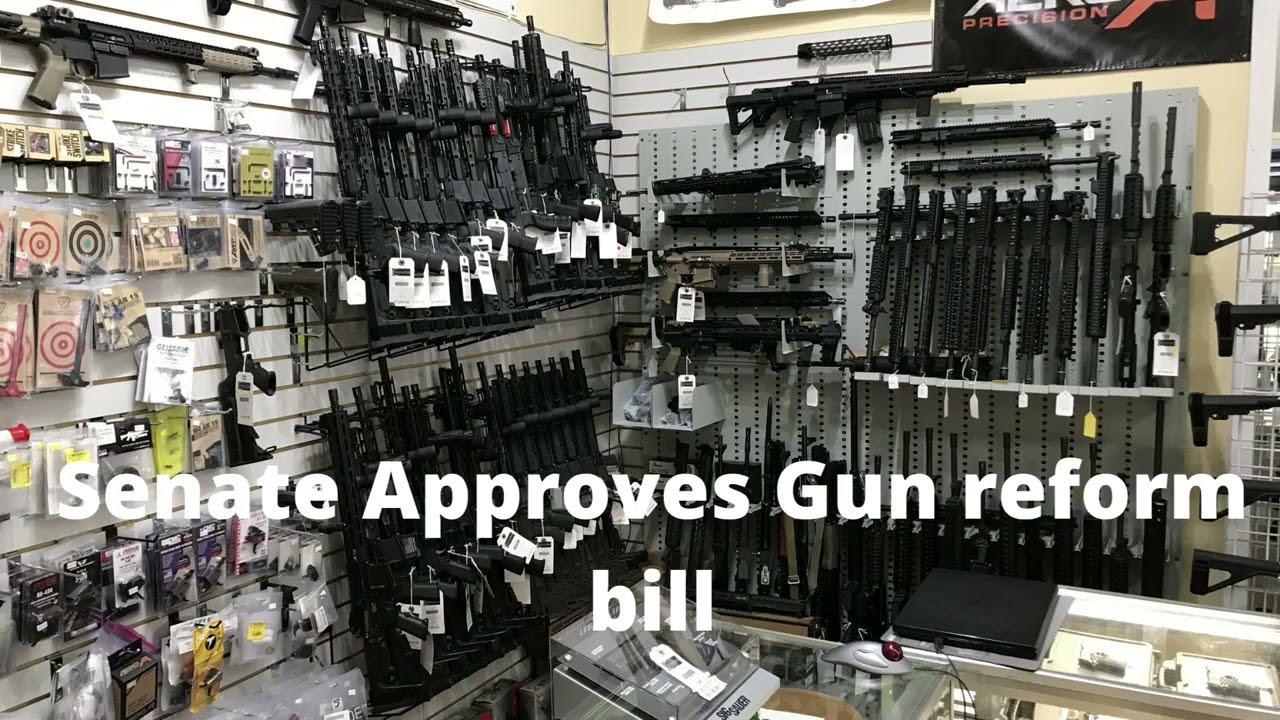 WATCH: BREAKING NEWS: U.S Senate Approves Gun Reform Bill - YouTube