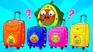 Where Is Your Luggage Suitcase? Kids Learn Needs and Wants || Funny Stories by Pit & Penny 🥑