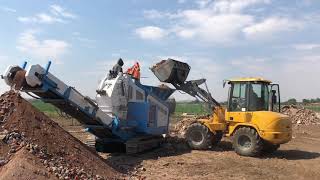 Rubble buster at a feed lot