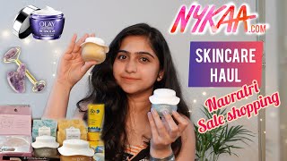 *HUGE* NYKAA SKINCARE HAUL | Navratri Sale Shopping 2021 | Dot \u0026 Key Product Review | Under 1000