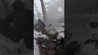 Ukrainian troops storm Russian positions in the Kreminna Forest near Bakhmut