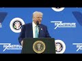 president trump kicks off an annual saudi investment conference