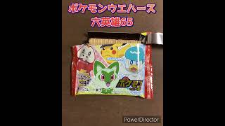 【お菓子】ポケモンウエハースチョコ　シール　アニポケ　六英雄　開封65