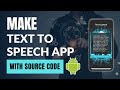 Android Text to Speech Tutorial Android Studio | How To Convert Text To Speech In Android Studio