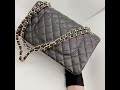 chanel classic flap cf grained calfskin caviar medium 25cm 荔枝牛皮（魚子醬） 中號