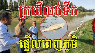 ប្លែកទៀតហើយ អណ្ដែតពេញស្ទឹងសង្កែ ទឹកថ្លាល្អមិនមានអ្វីទេ