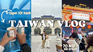 taiwan vlog day 3 🇹🇼| chiang kai shek, simple kaffa, tapei 101, raohe night market