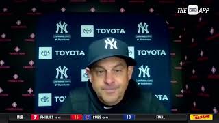 Aaron Boone goes through 12-1 win at Seattle