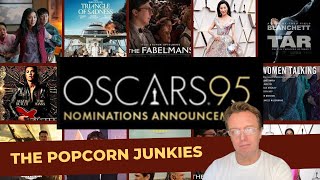 THE 95th ACADEMY AWARDS / Oscar Nominations 2023 - The Popcorn Junkies LIVE REACTION