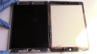 iPad Air Screen Repair Glass Replacement Video Tutorial How To