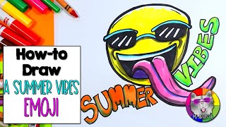 Fun and Creative Summer Drawing for Kids - Emoji Edition!