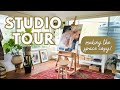 Cosy Art Studio Tour + How to Create an Inspiring Art Space!