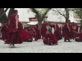 Tibetan Monks practice debating.