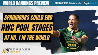 SPRINGBOKS COULD FINISH RWC POOL STAGES AS #1 IN WORLD! | World Rugby Rankings Preview