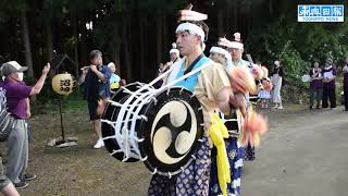 東北町でお盆の伝統行事「念仏鶏舞」披露