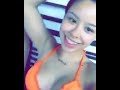 Cierra Ramirez listening to her song All Day ft Ty Dolla $ign