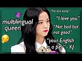 jisoo is secretly fluent in english