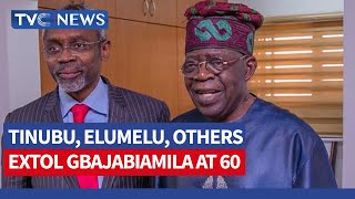 VIDEO: Tinubu, Tony Elumelu, Other Political Associates Celebrate Femi Gbajabiamila at 60