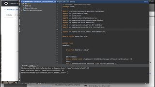 Local Test Project Code – Selenium Java and JUnit4