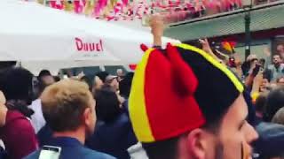 Belguim fans reaction after losing 1-0 vs france