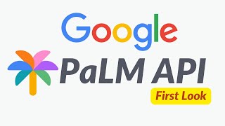 Google NEW PaLM API | FIRST LOOK