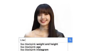 Blackpink Lisa Answers the Web's Most Searched Questions | WIRED