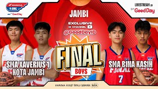 SMA XAVERIUS 1 KOTA JAMBI VS SMA BINA KASIH | Final Honda DBL with Kopi Good Day 2025