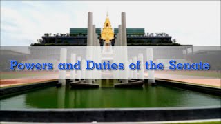 Powers and Duties of the Senate of Thailand