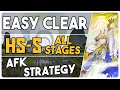 HS-S-1 to 4 + Challenge Mode | AFK Easy Strategy |【Arknights - アークナイツ】