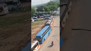 APSRTC Buses at Hyderabad BHEL Bus Stop #bhel #hyderabad #apsrtc #tsrtc #busstand