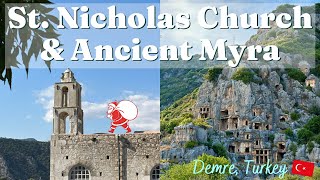 Ancient City of Myra \u0026 St. Nicholas Museum (Santa Claus!) | Travel to Demre, Turkey | Oh So Pom