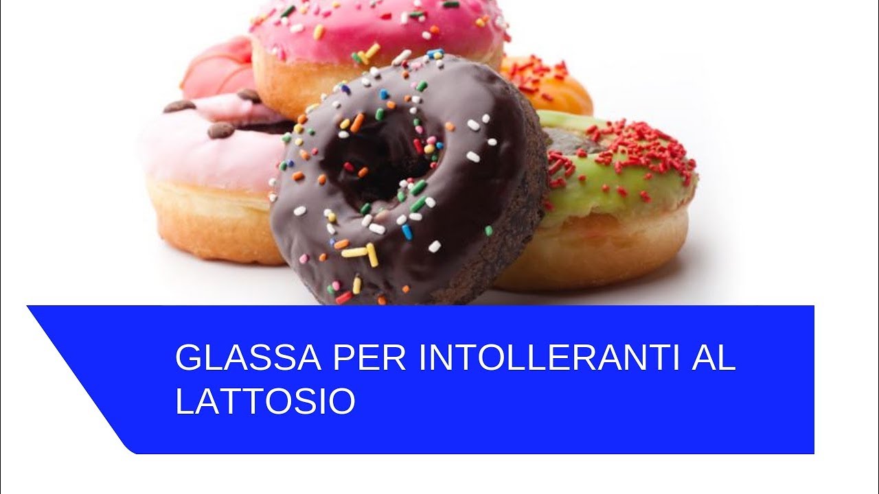 Glassa Dolci Per Intolleranti Al Lattosio - YouTube