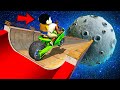 SHINCHAN AND FRANKLIN JUMPED FROM SPACE TO MOON THROUGH MEGA RAMP IN GTA 5