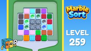 Marble Sort Level 259 Walkthrough Solution
