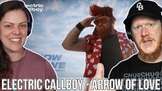 COUPLE React to Electric Callboy - ARROW OF LOVE | OFFICE BLOKE DAVE
