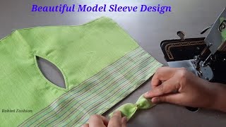 Beautiful model sleeve design | Simple and easy method of stitching