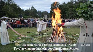 Videoziņas Nr.119 “Tuvojas vieni no latviešu populārākiem svētkiem”