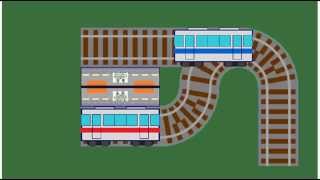 SG箱庭鉄道2D 終端駅の折り返し設定方法