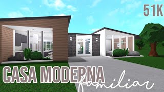Speed Build Casa Moderna Parte 1 Bloxburg