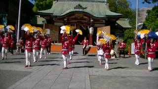 ２０１７　開口神社　さつきまつり　すずめ踊り　市扇雀