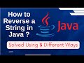 How to Reverse a String in Java ? | Java Interview Questions | #java #javaprogramming #javatutorial