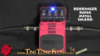 Super Metal Pedal Behringer Bugera SM400 SM-400 Boss Hyper Metal HM3 HM-3 Demo Review Randall Halo