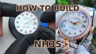 Datejust 36mm Seiko Build | Step by step NH35 mod