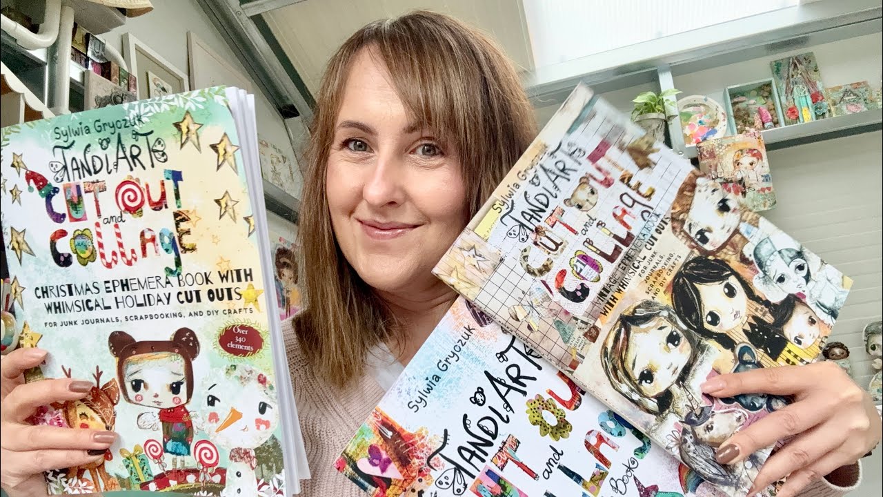 Magical Pages Inside рџ Tandiart Cut Collage Book No 3 Flip Through